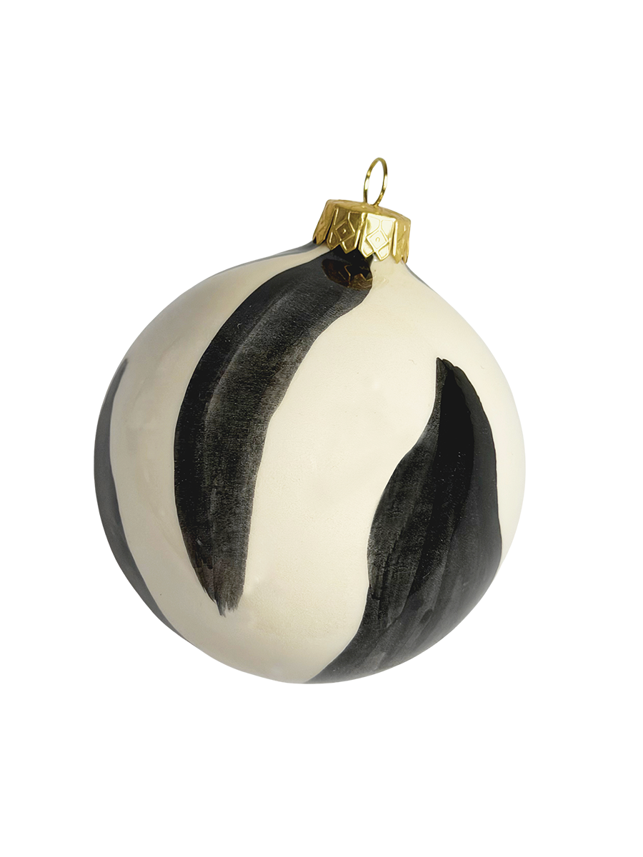 Christmas balls Zebra