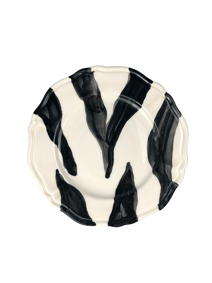 Zebra Dessert Plate