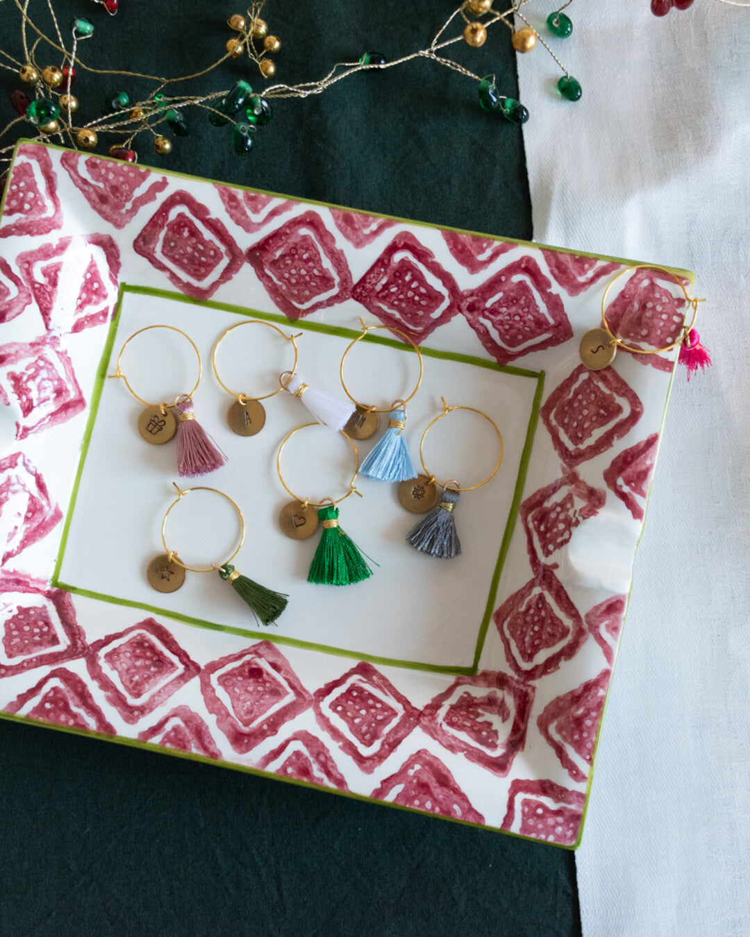 Custom Wine Charms MIX - Set of 6