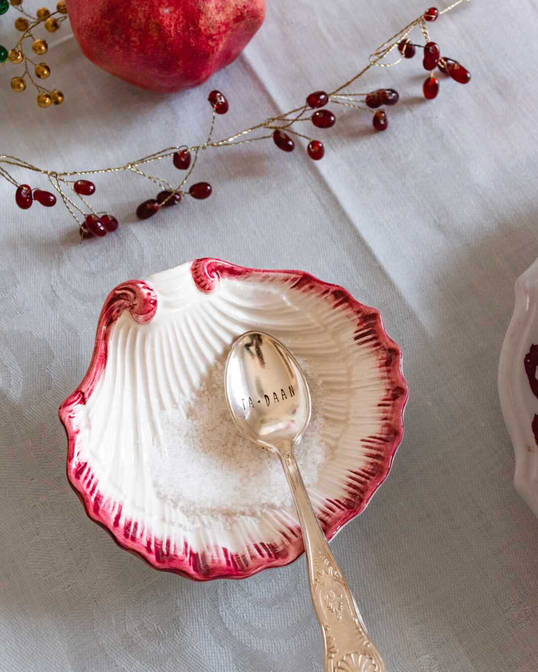 Ceramic Seashell salt cellar
