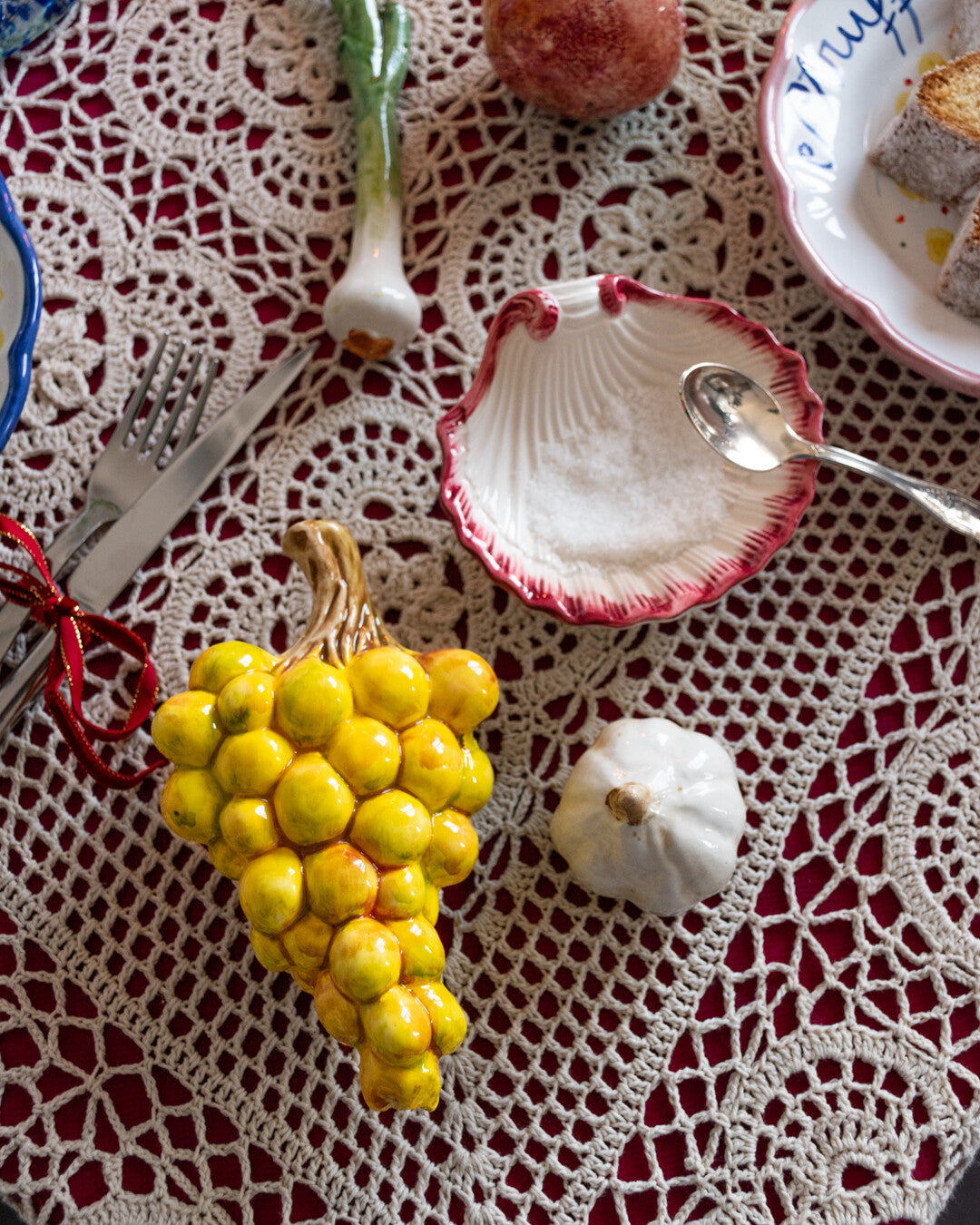 Grapes - Decorative ceramic fruit