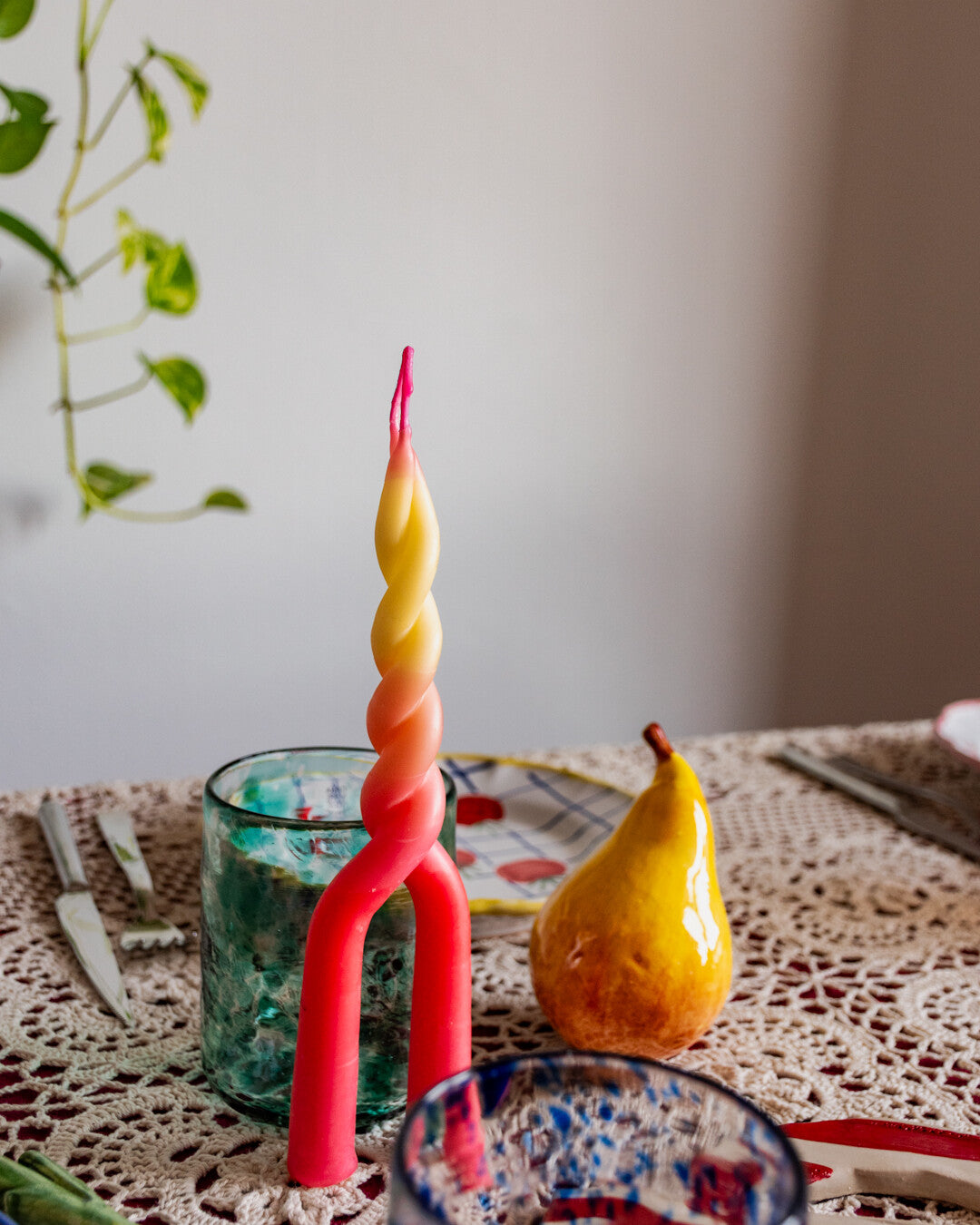Pear - Decorative ceramic fruit