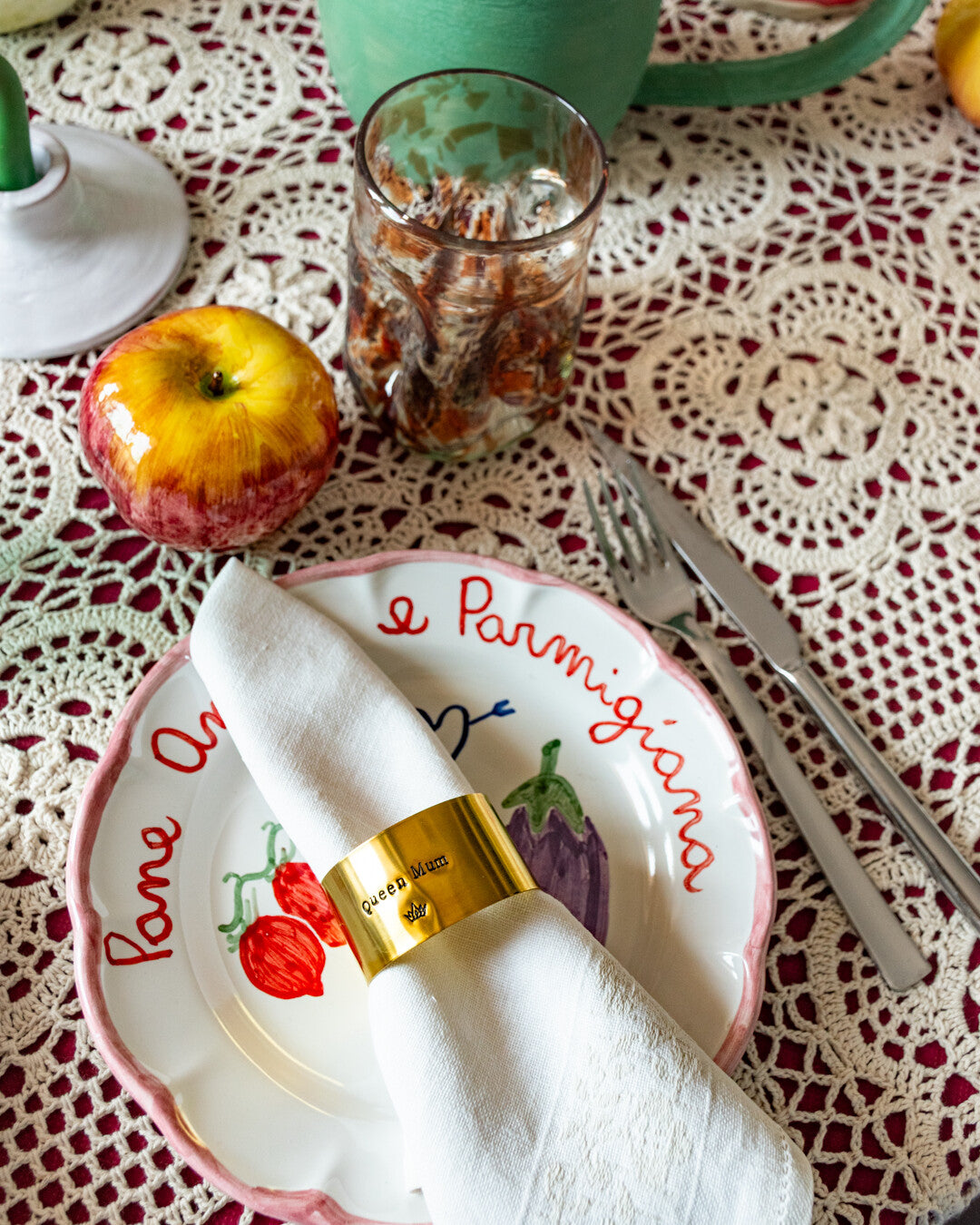 Apple - Decorative ceramic fruit