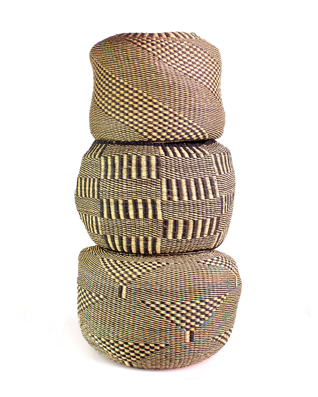 Aduco Basket set of 3 Hand-woven Aketekete