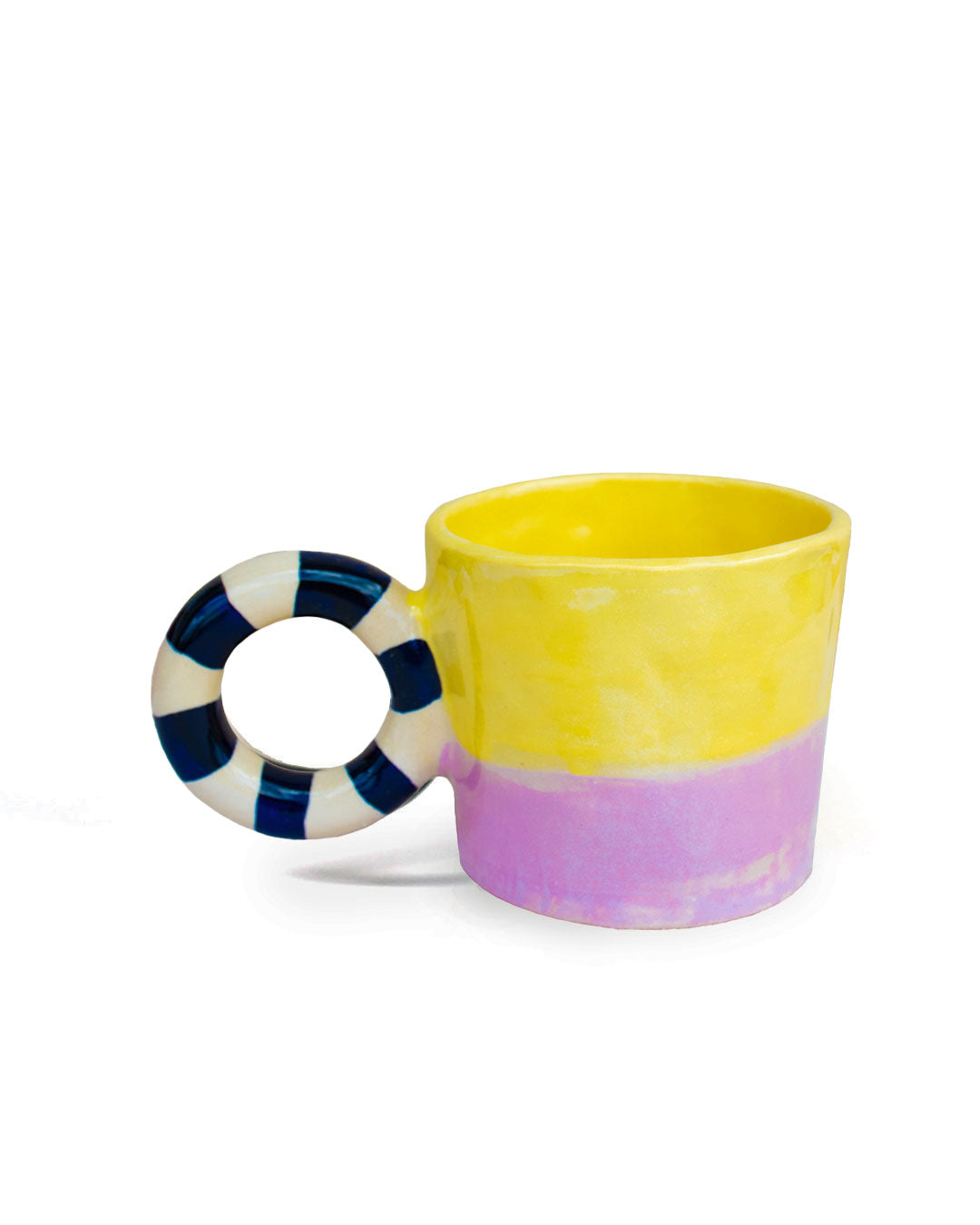 Circle cup - pink & yellow gradient