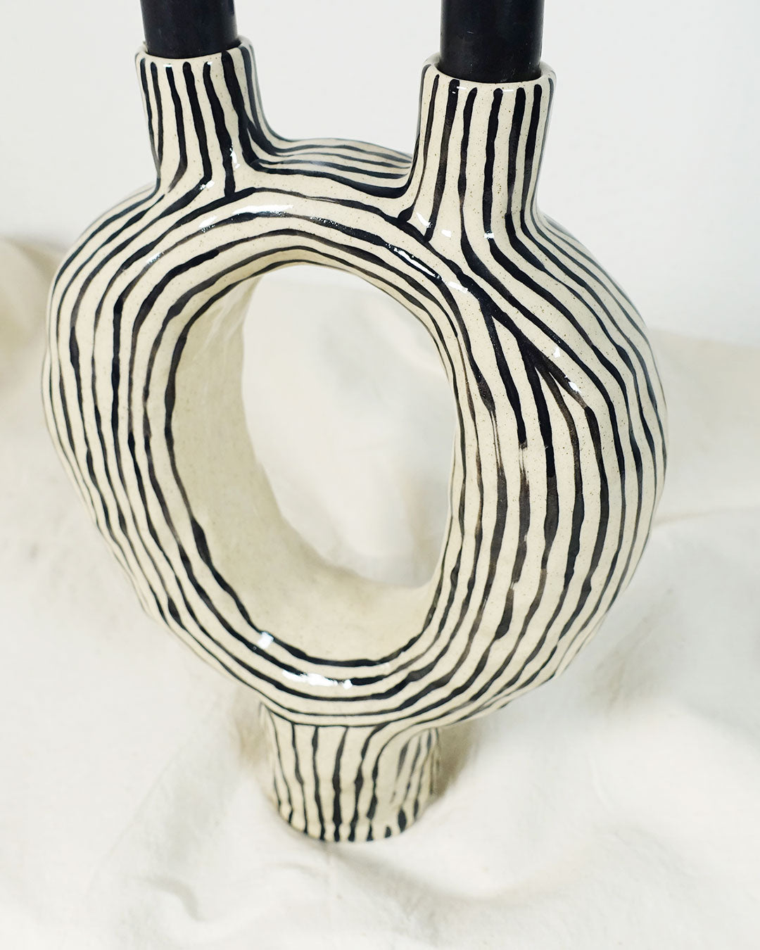 Big Candleholder pottery Alice Del Ferraro