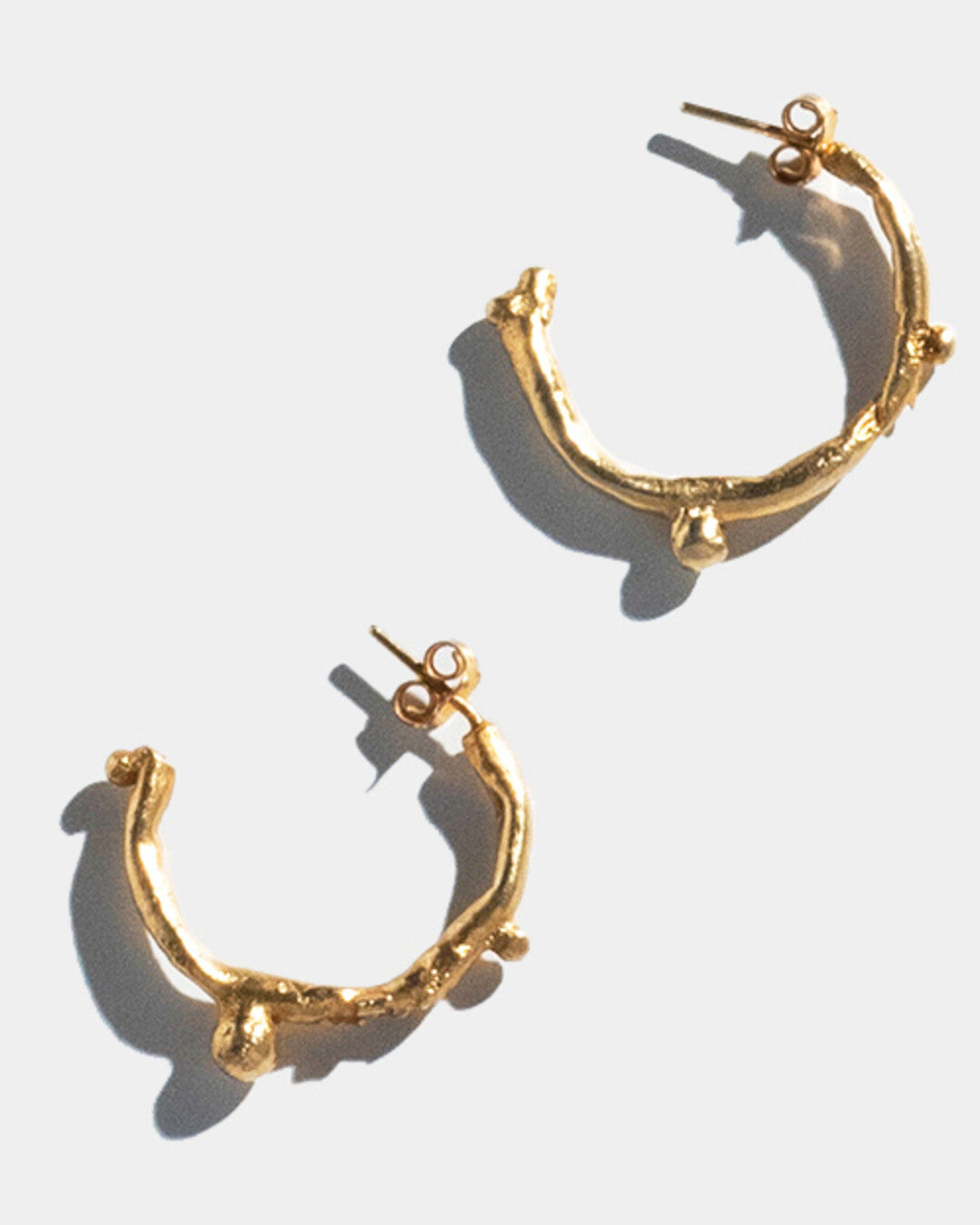 Handmade hoop earrings - Beatriz Jardinha