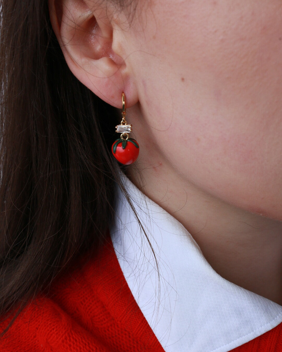 Pasta al Pomodoro Earrings
