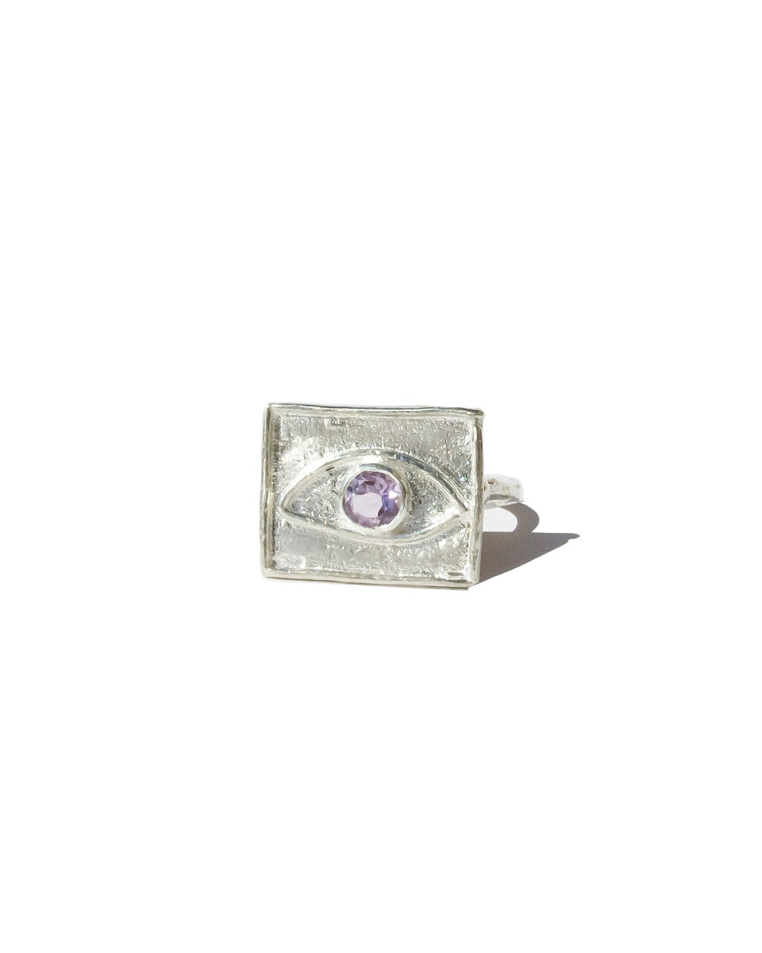 Handmade ring with amethyst stone - Beatriz Jardinha