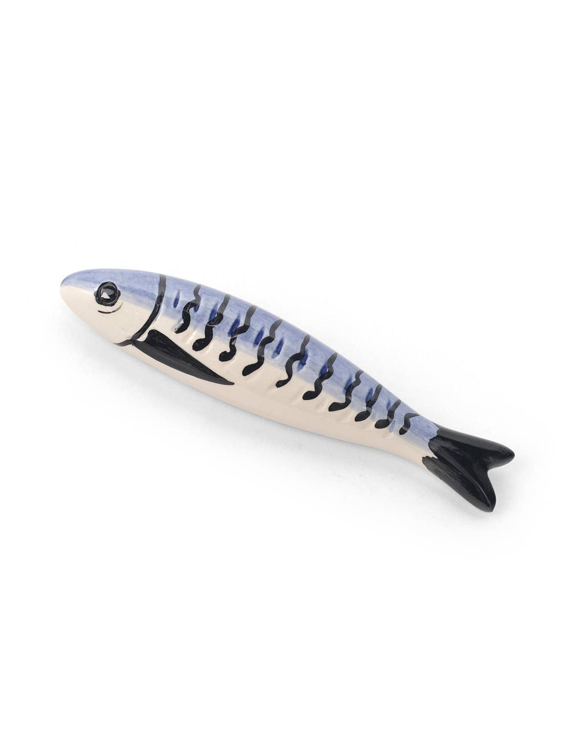 Hand-painted ceramic sardine