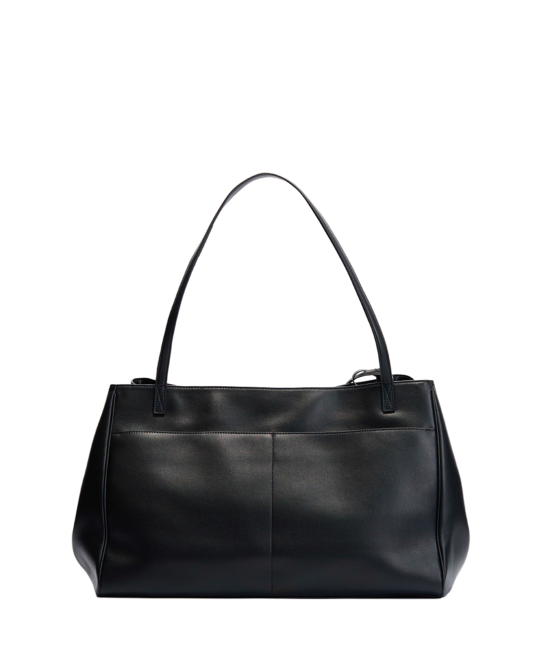 Chantal Big Leather Bag - Black