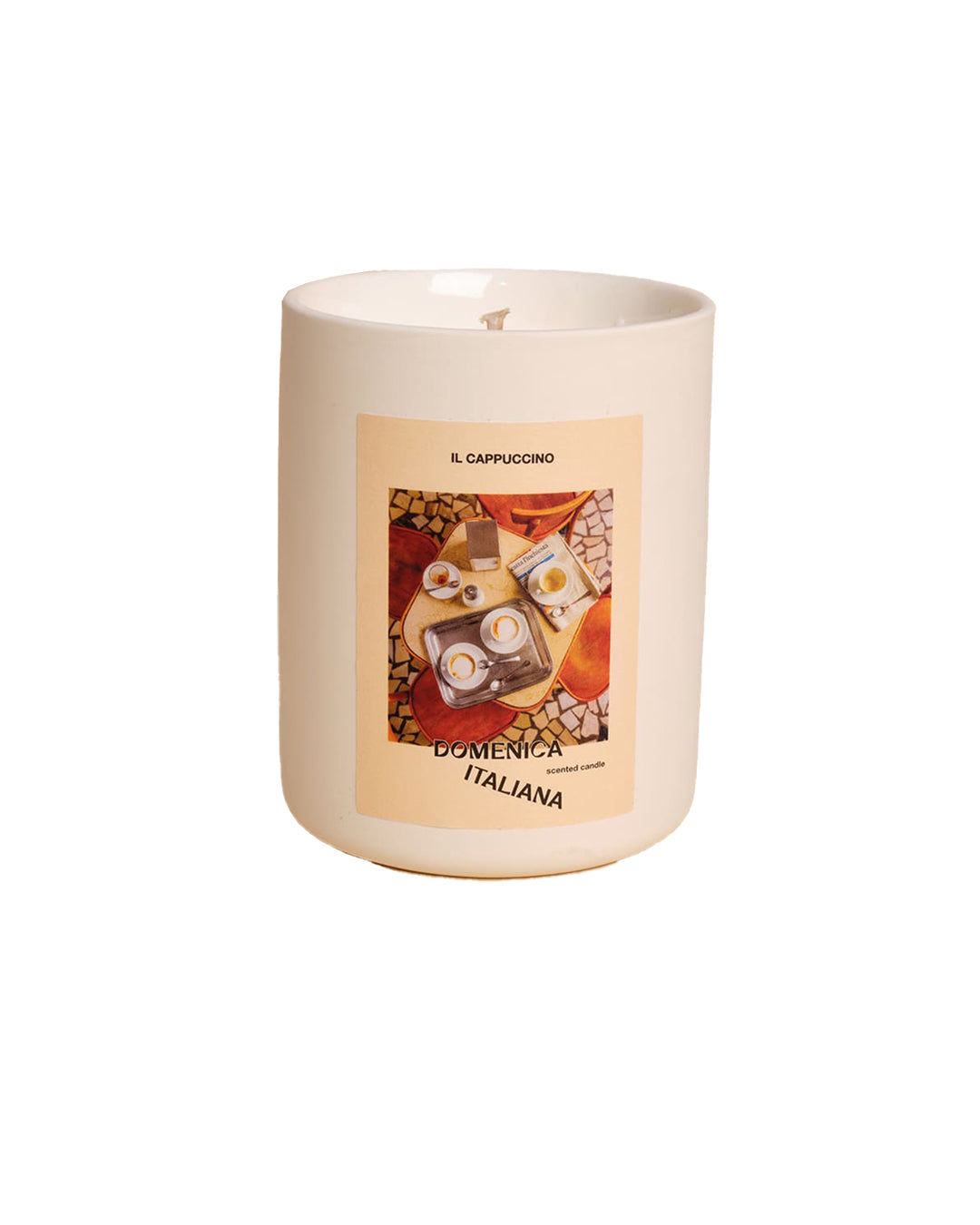 Cappuccino candle italy - Domenica italiana