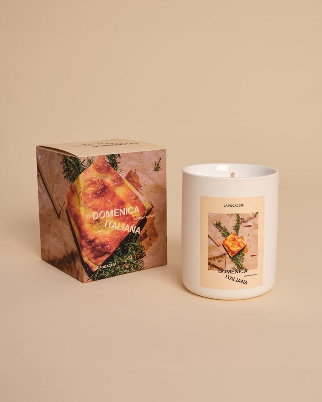 Focaccia candle italy - Domenica italiana