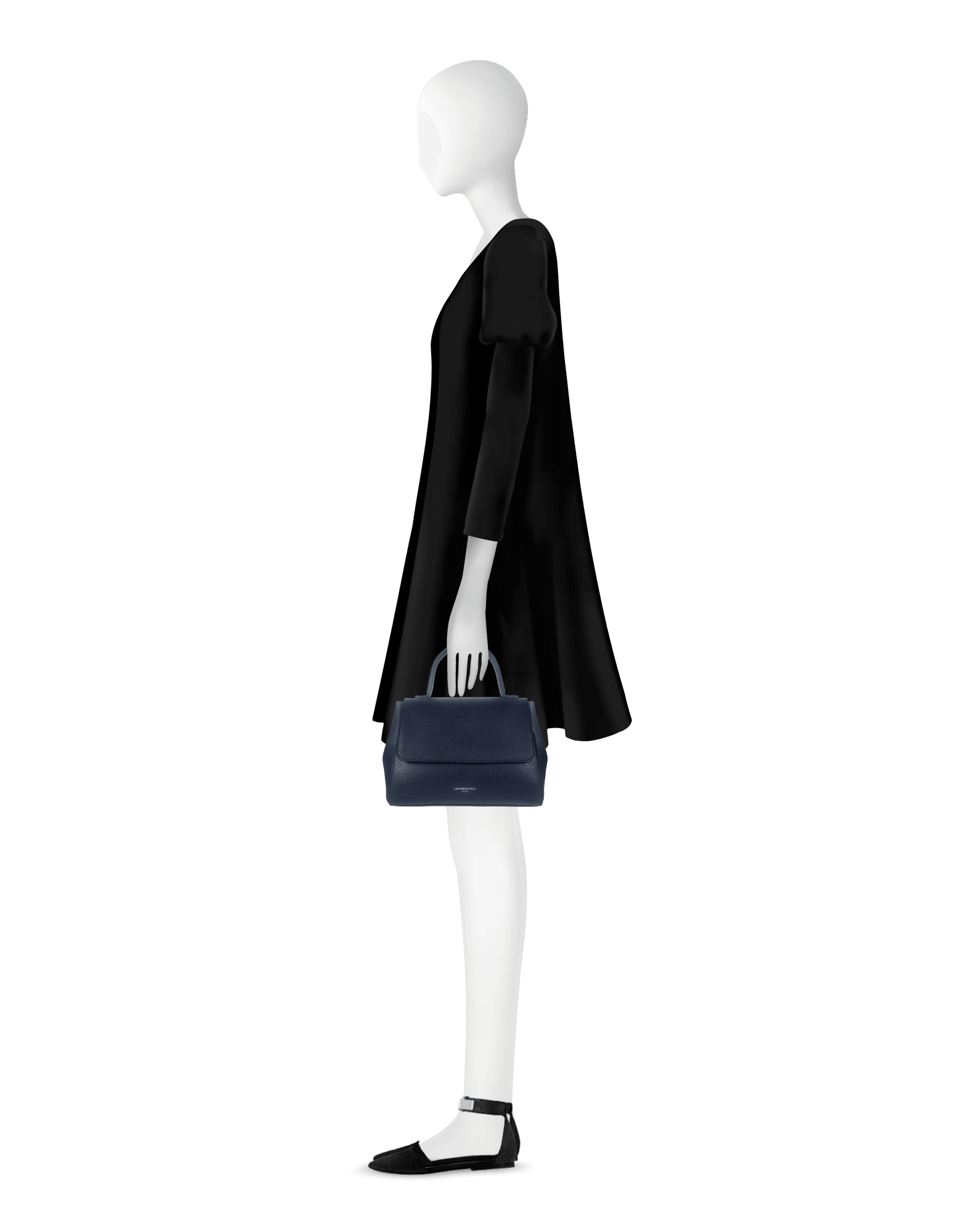 Ladyfinger Top Handle Ladybag w/Strap