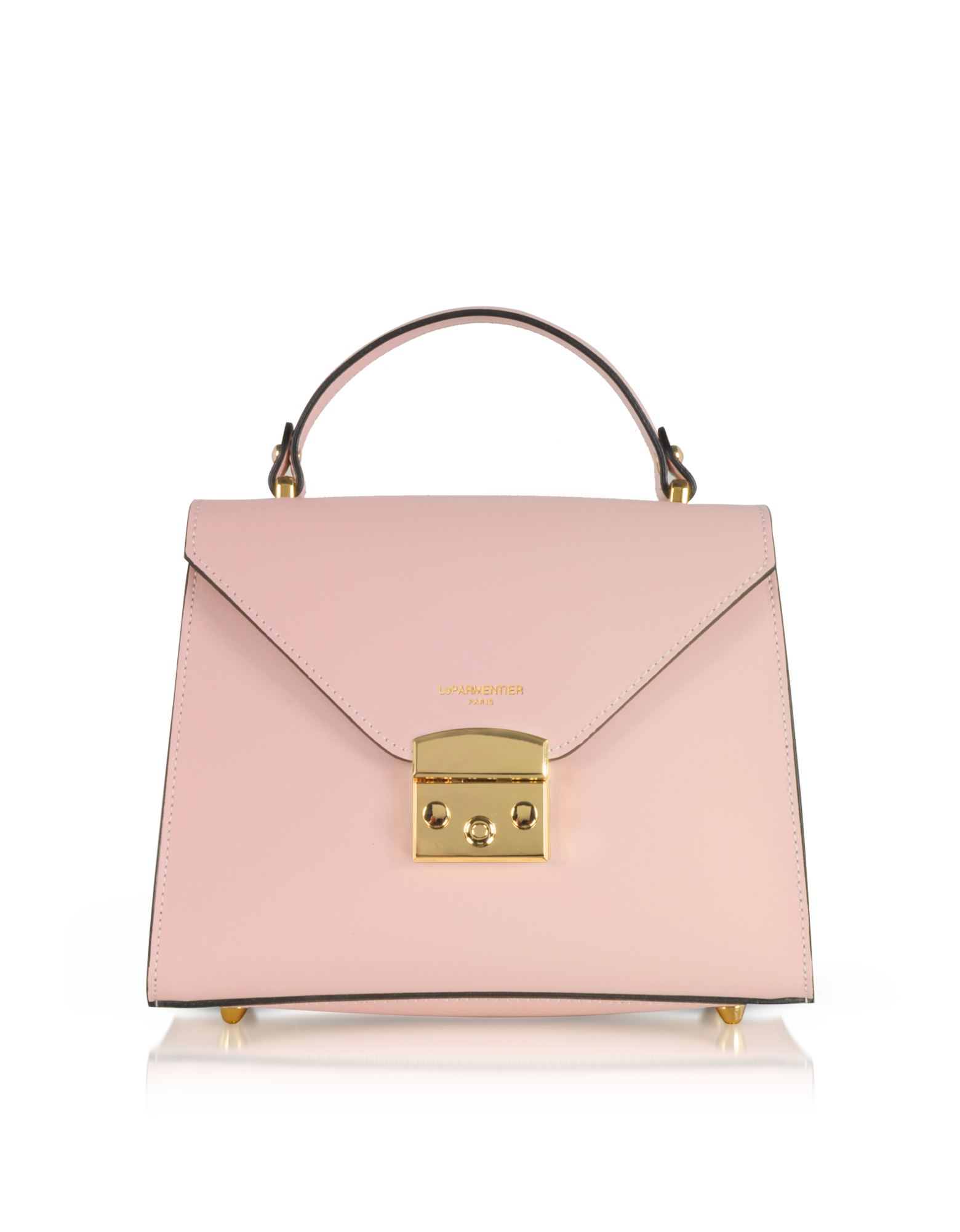 Peggy Leather Top Handle Satchel Bag