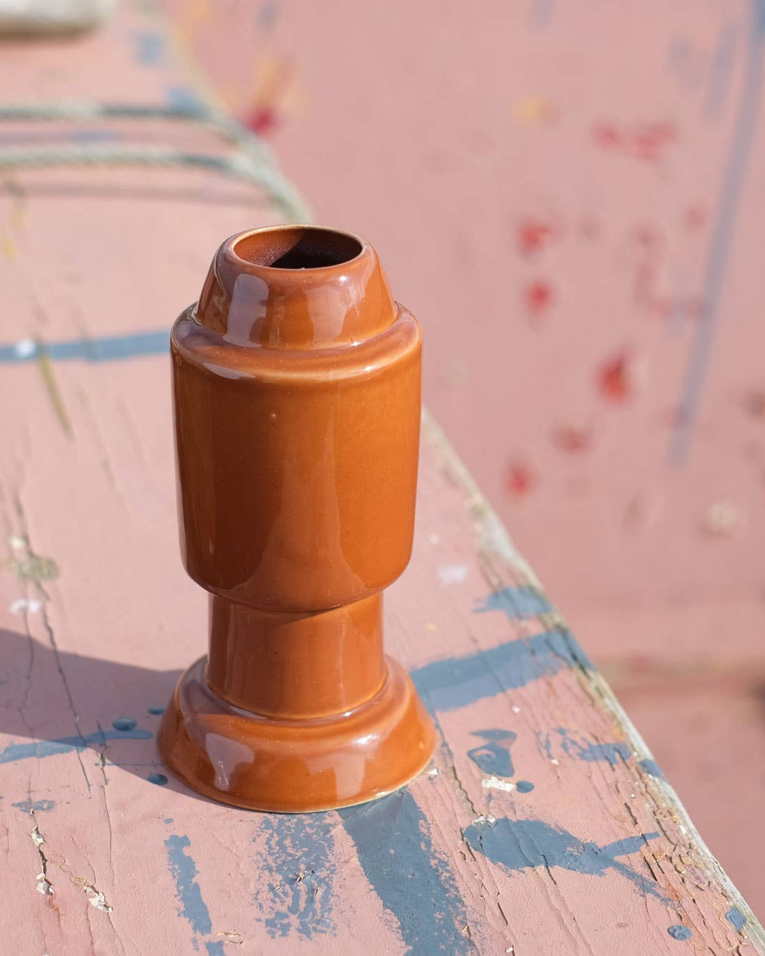 Glazed stoneware planter (Naval collection)