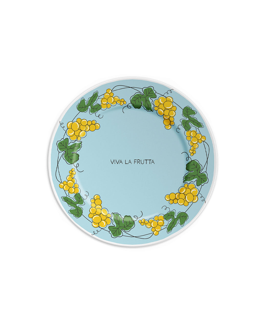 Illustrated porcelain plate_ilaria.i