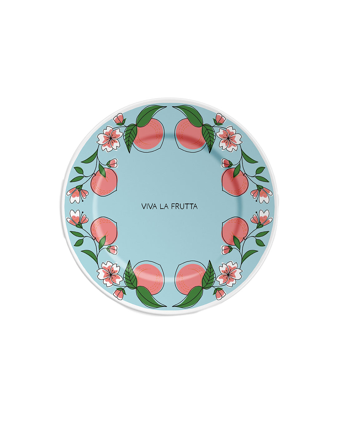 "Viva la frutta" - Peach plate