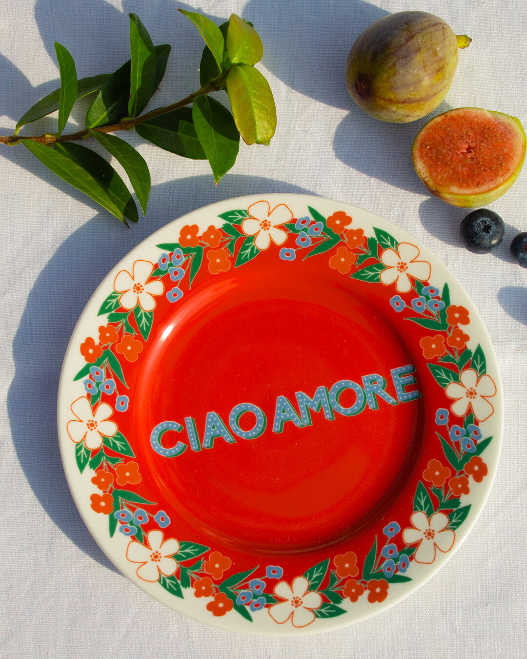 "Ciao amore" bread plate