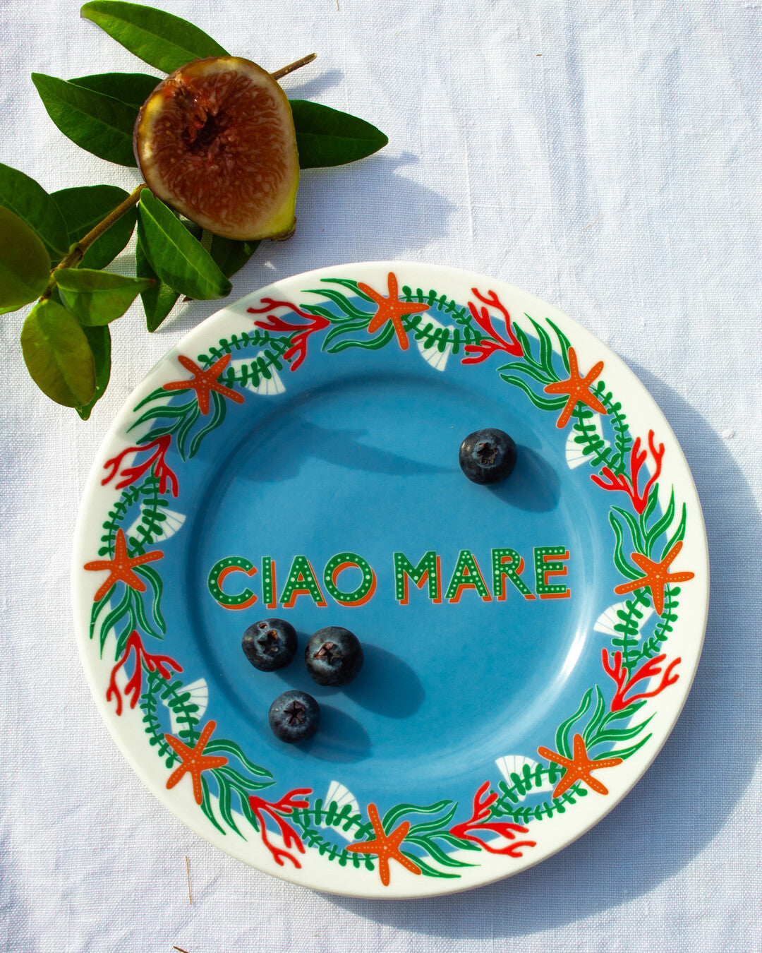 "Ciao mare" bread plate