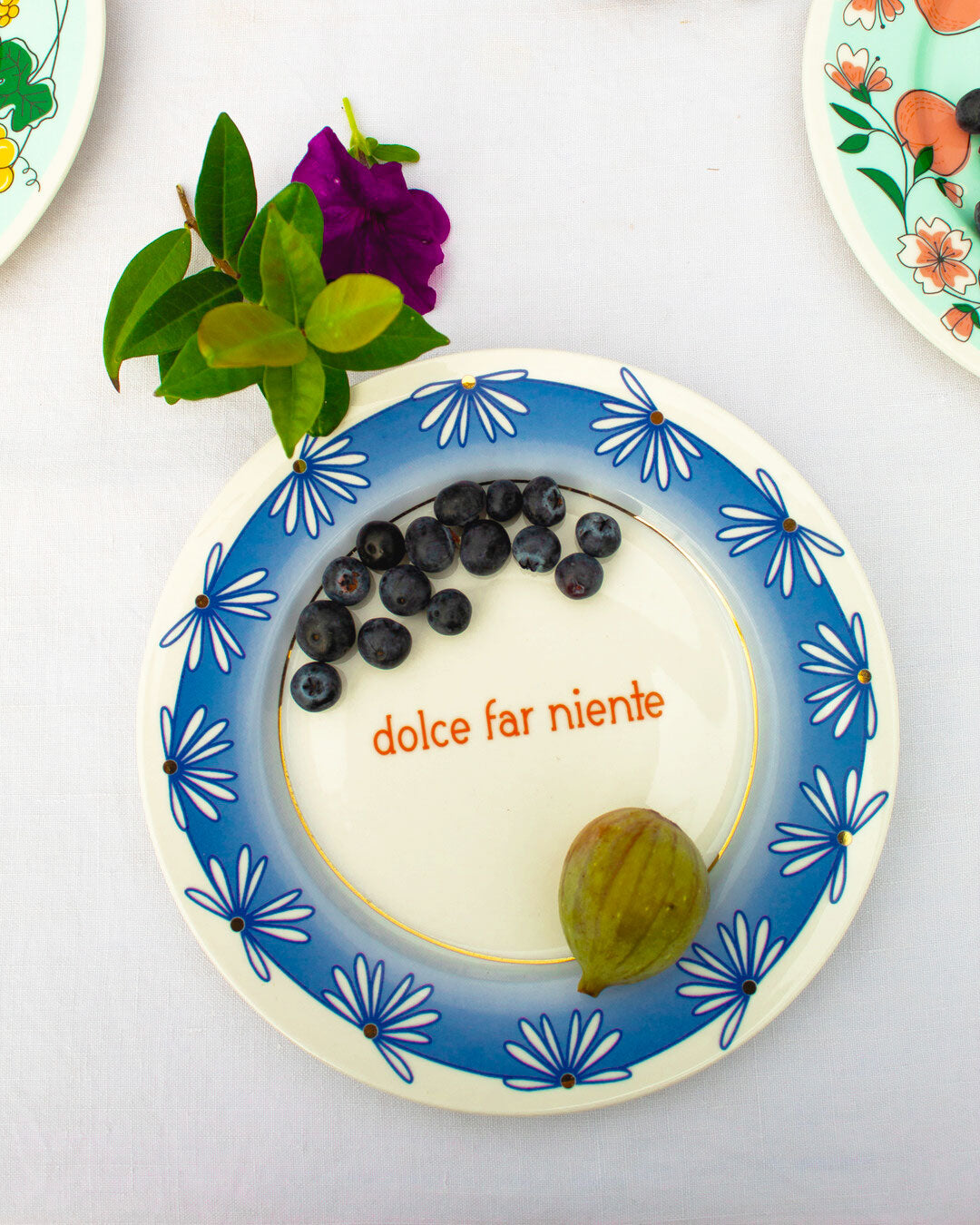 "Dolce far niente" plate