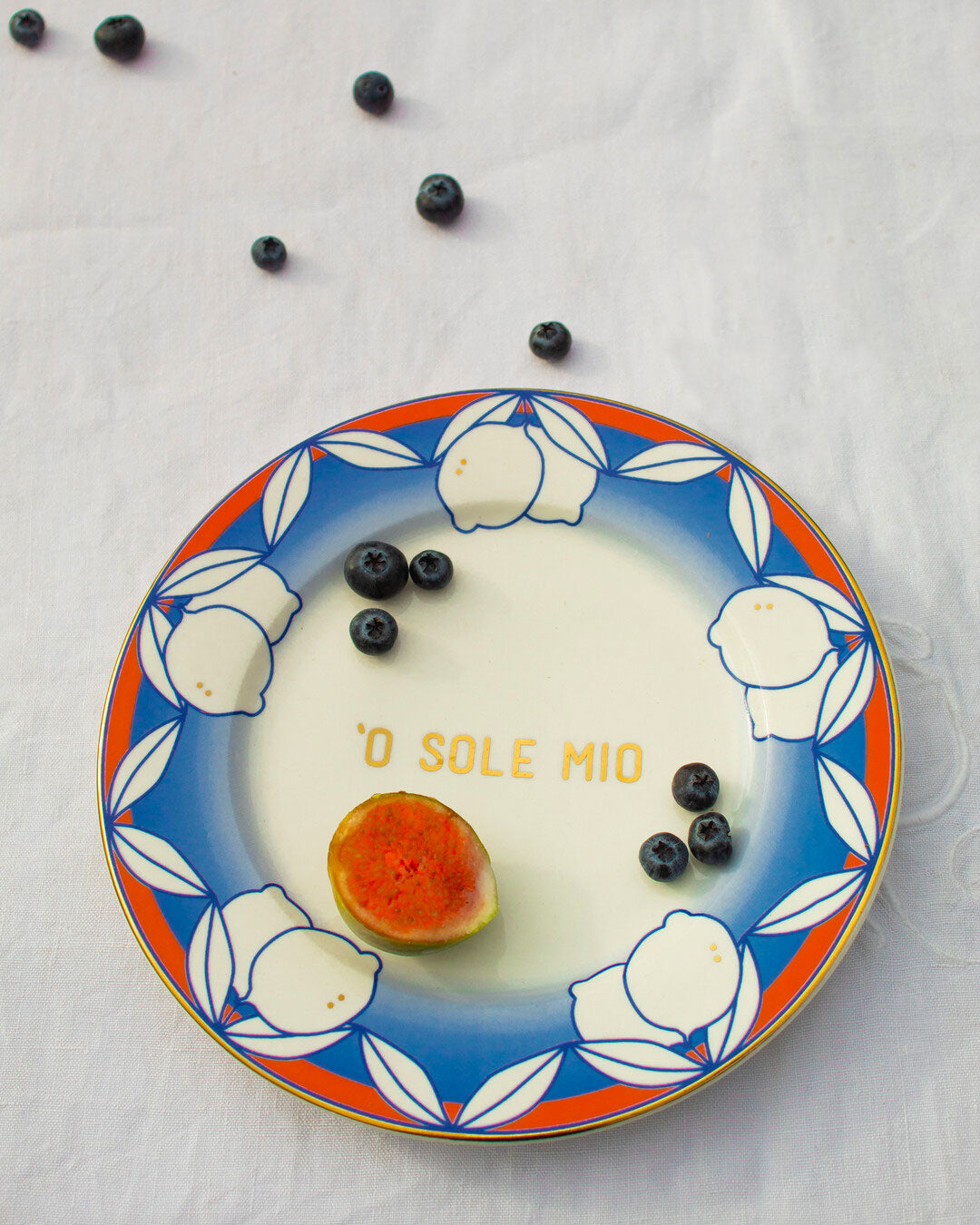 "O sole mio" plate