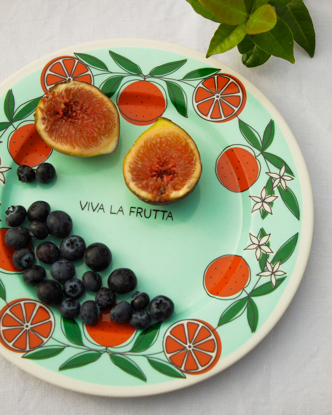 "Viva la frutta" - Orange plate