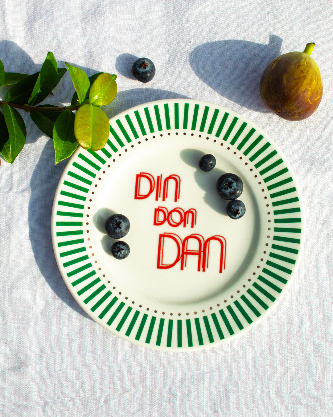 "Din Don Dan" bread plate