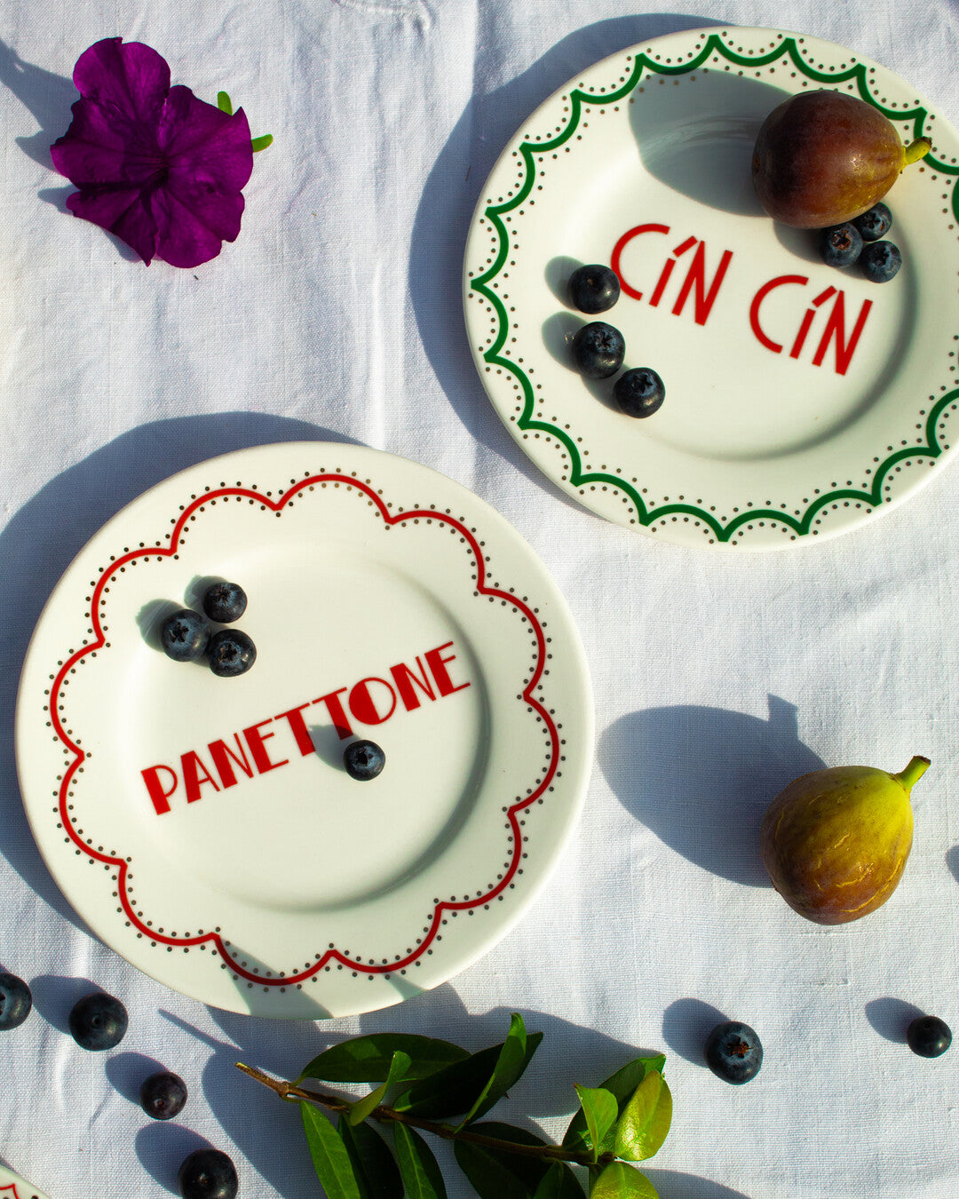 "Cin Cin" bread plate