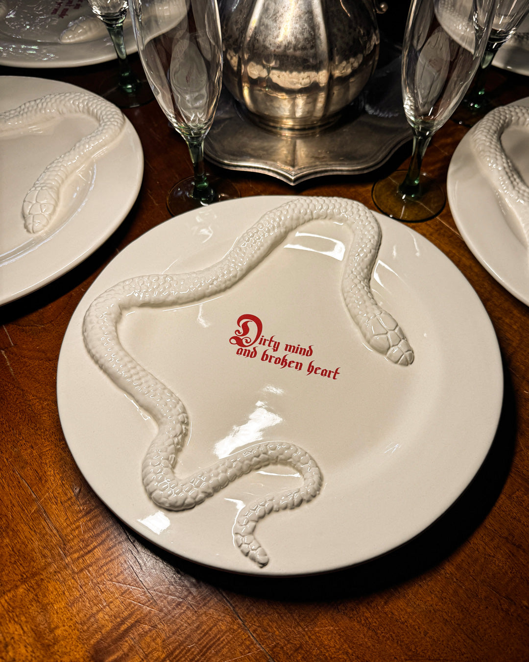 Dinner Plate - Forbidden collection - Incartato Ceramics