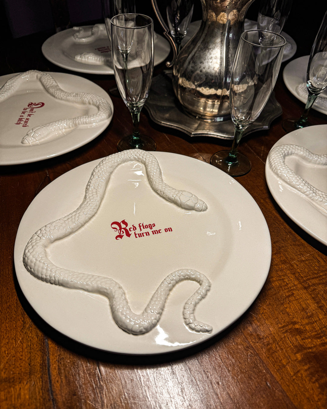 Dinner Plate - Forbidden collection - Incartato Ceramics