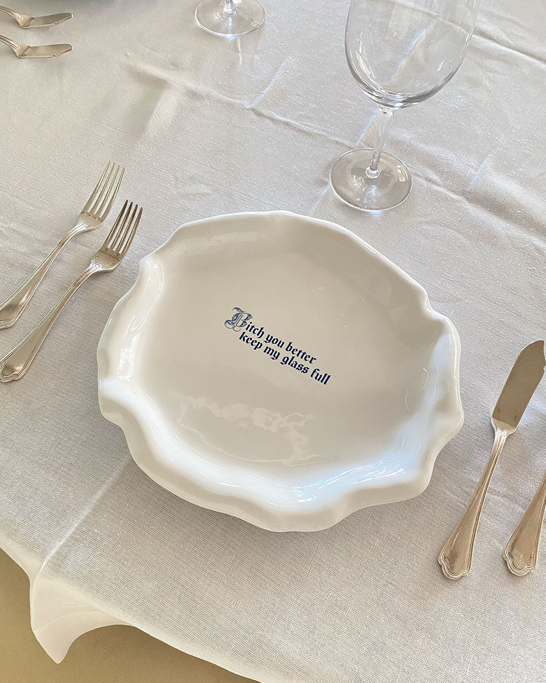 Explicit Dinner Plate - Incartato Ceramics