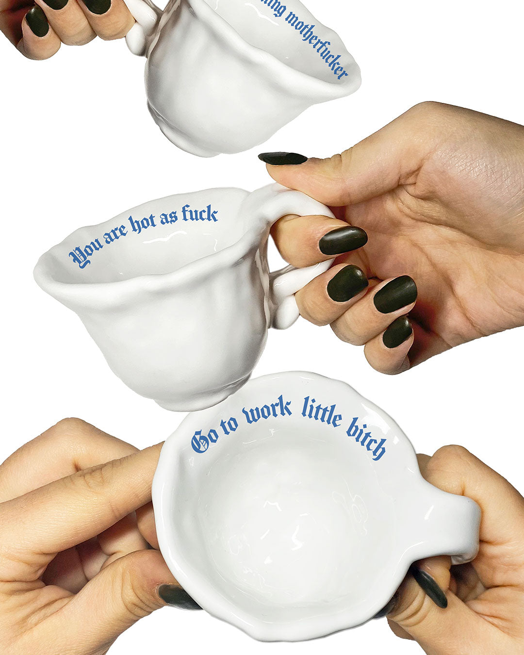 Tazzina Espresso Con Piattino Personalizzata 'Amore-frasi1' In Ceramica, Idea Regalo Romantica Per San Valentino, Stampata In Sublimazione Alta Qualità, 60x57mm