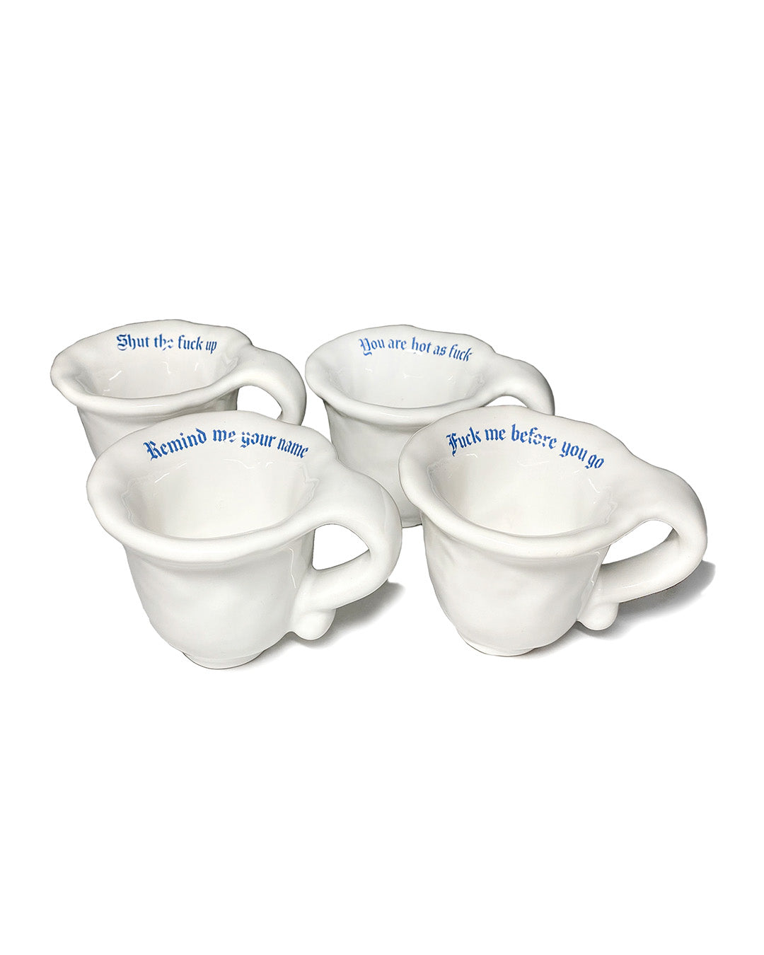 Tazza In Ceramica Parodia 'A Man Has No Coffee' – Tazza Da Tè/Caffè 312 Ml, Lavabile In Lavastoviglie, Decorata A Mano UK