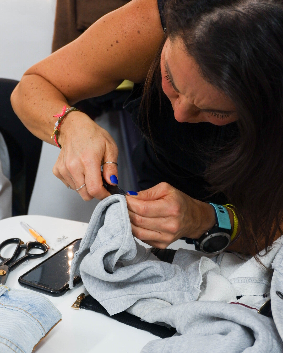 Upcycling clothes workshop with Josefina studio