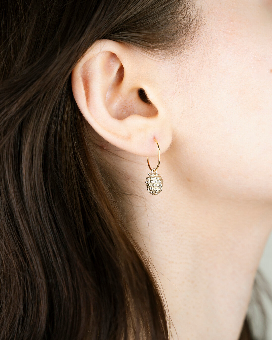 Raspberry earrings