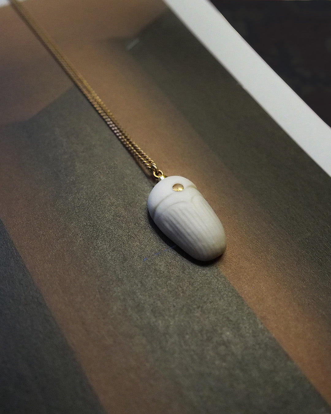 «The Secret of the Goddess» Scarab Necklace No. 6