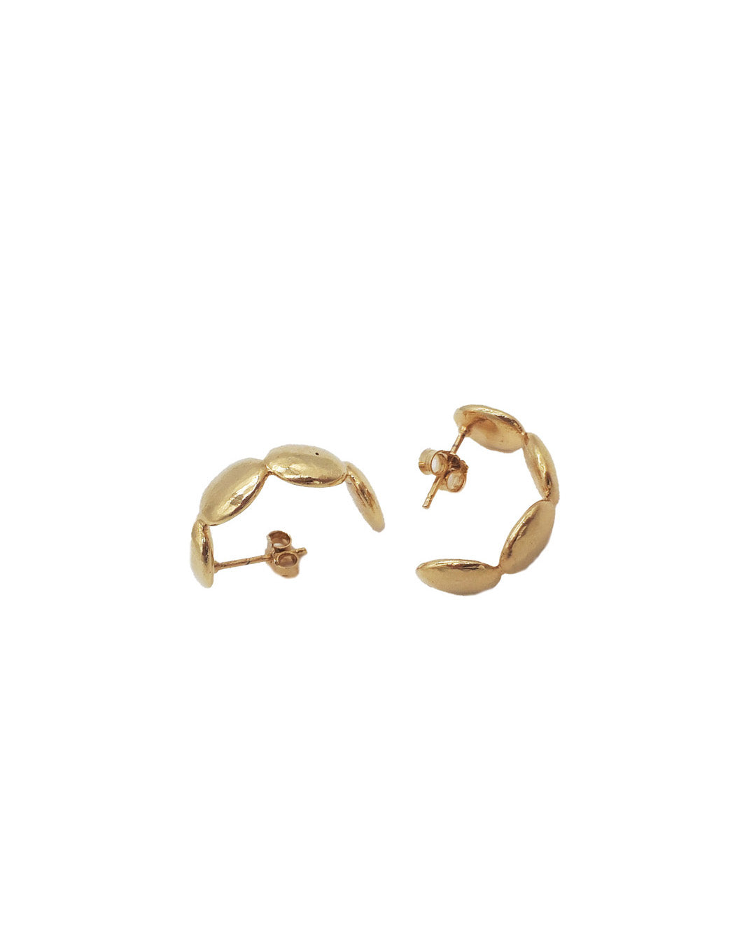 Handmade gold plated earrings - Margarita Malliri