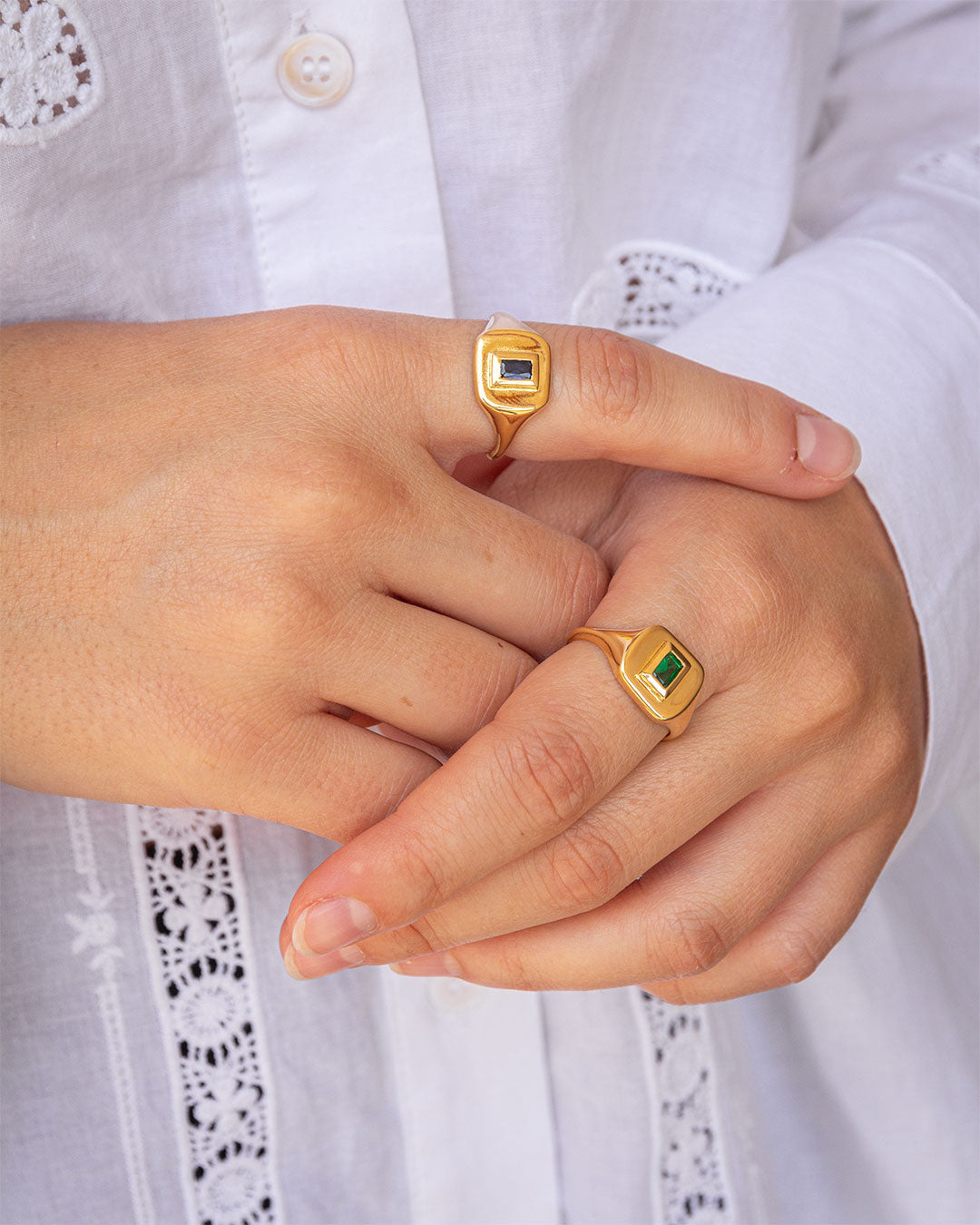 Ivy Ring sterling silver Mesh Jewellery