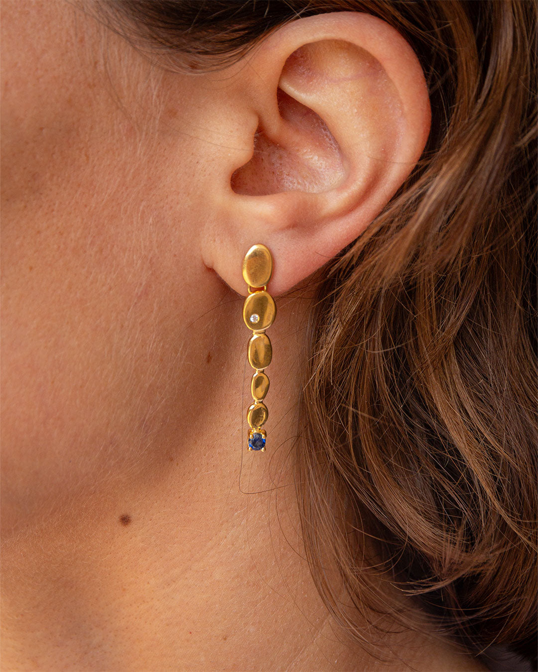 Willow Earrings sterling silver Mesh Jewellery