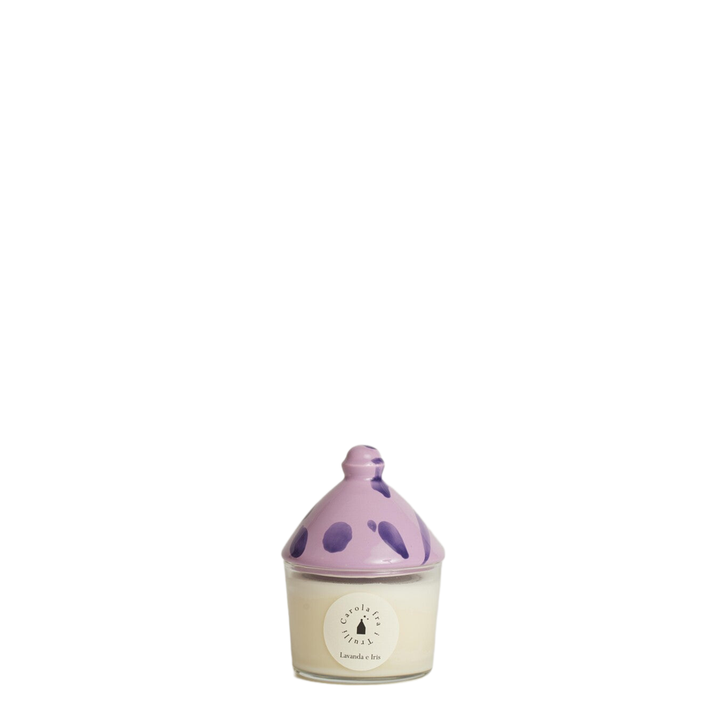 Lavanda & Iris - Trullino Candle with ceramic lid