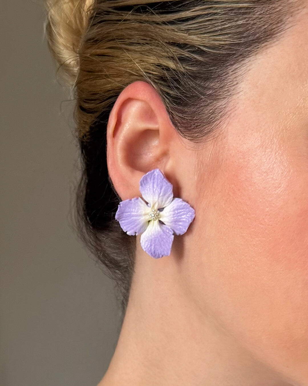 Lillac Hydrangea earrings