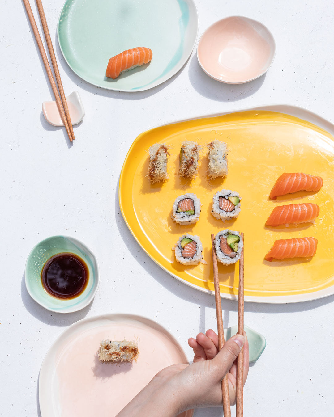Sushi set for two￼