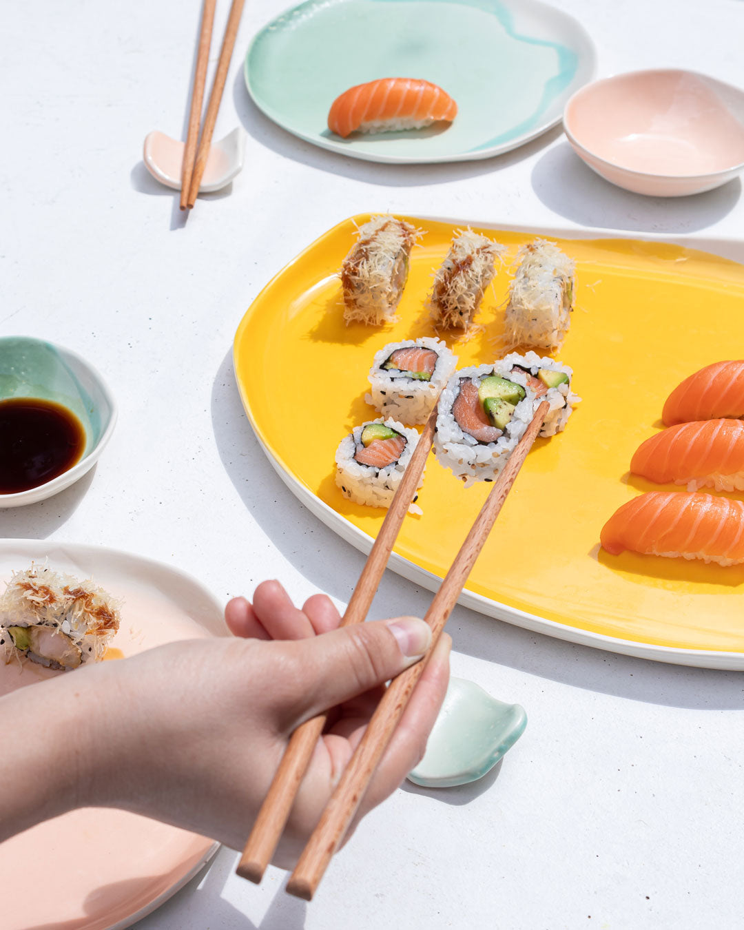 Japanese Dinner set for (2 People) – Make Sushi