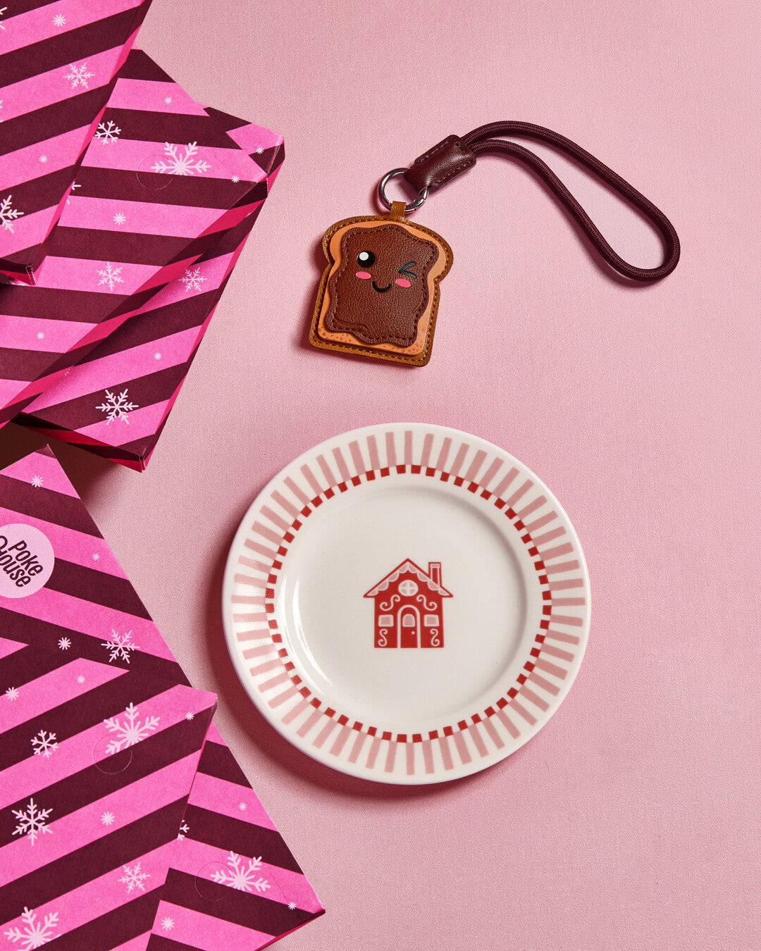 "Little Pink House" dessert plate - TA-DAAN x Poke House capsule collection