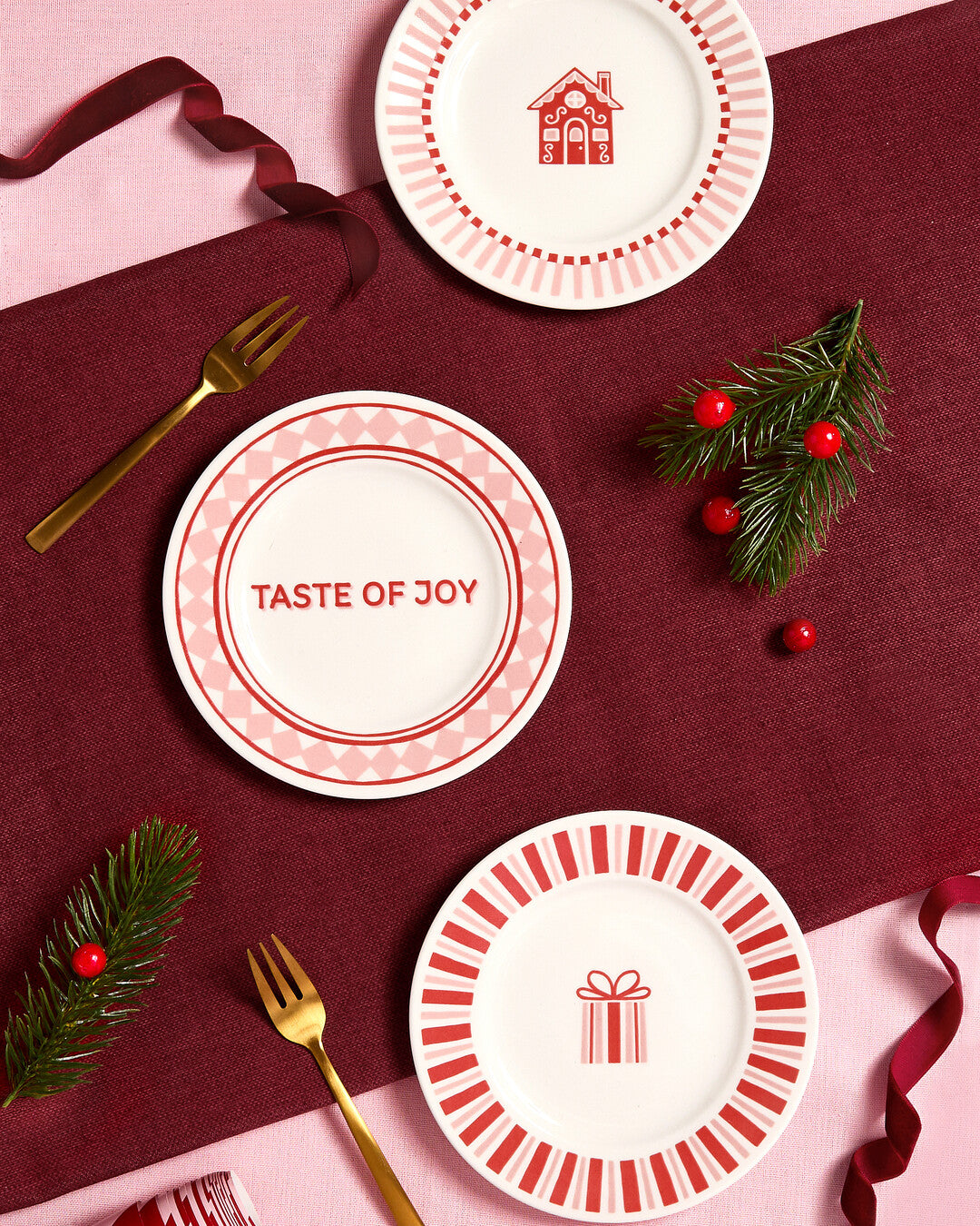 "Gift of Joy" dessert plate - TA-DAAN x Poke House capsule collection