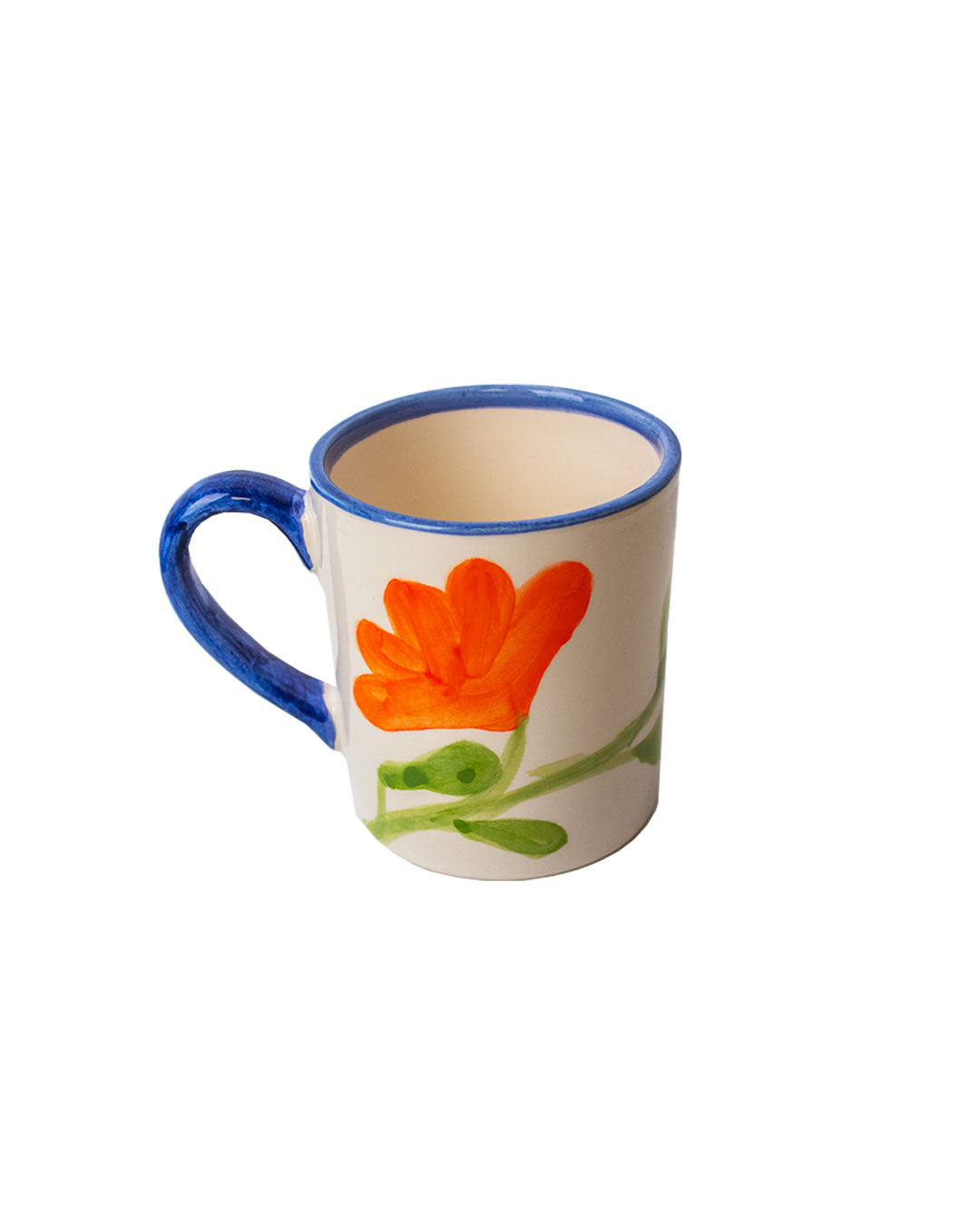 Ceramic handmade mug flower - Rose Balimba 
