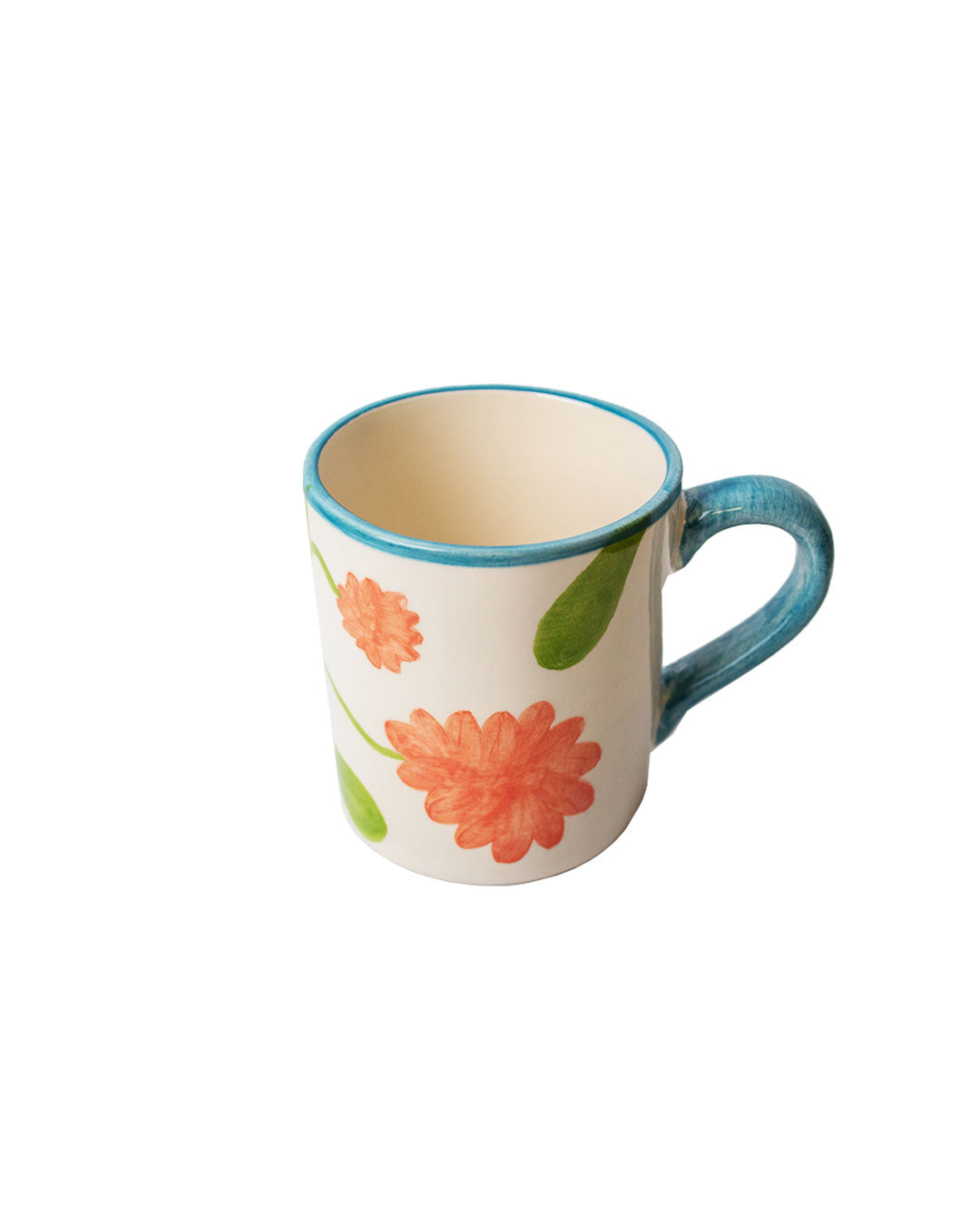 Ceramic handmade mug flower - Rose Balimba 