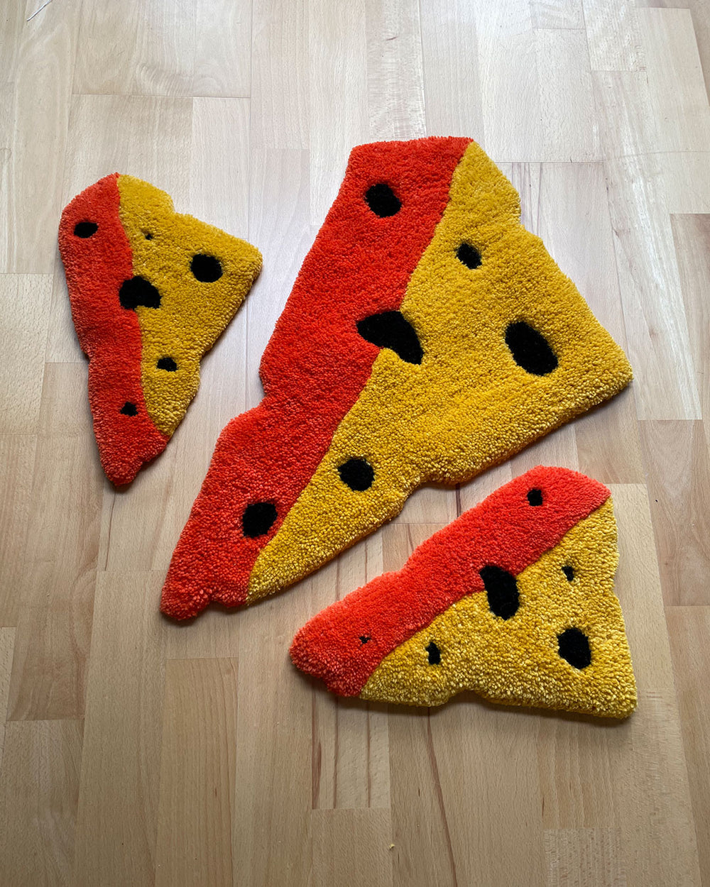 Cheddar Charm Cheese Wedge Rug - RugBurn