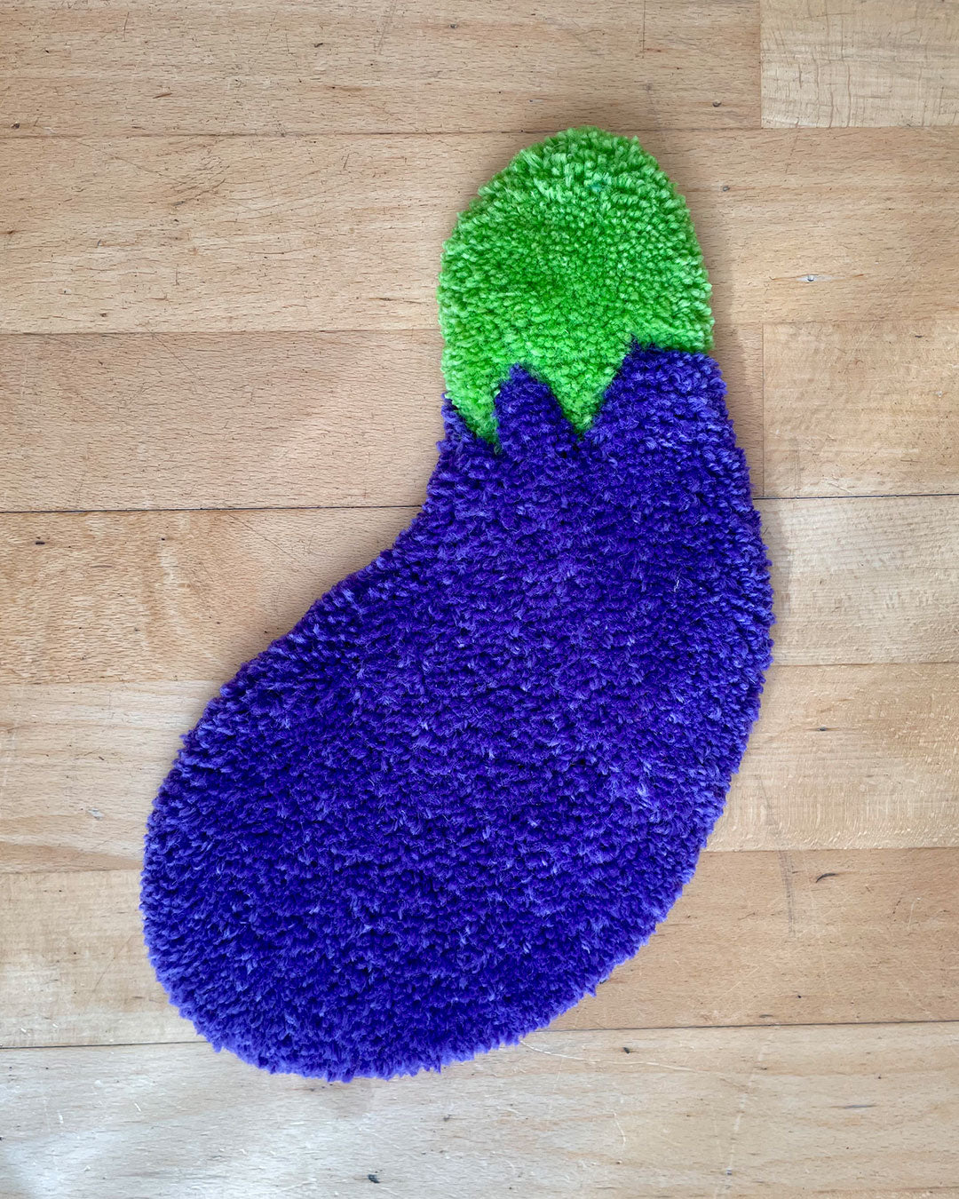 Plump and Purple Eggplant Rug tufting Rugburn